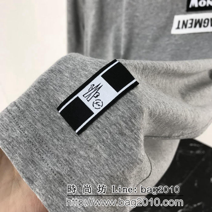 MONCLER蒙口X 藤原浩合作系列 19ss早春新款 定制純棉面料 短袖衣 男女同款 ydi2480